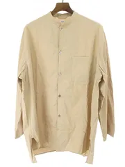 blurhms ブラームス Stand-up Collar Shirt L/S /スタンドカラーシャツ ベージュ 3のサムネイル