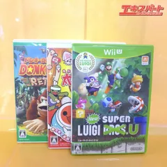 ニンテンドー Wii ソフト WiiUソフト 3点セット NewスーパールイージU 太鼓の達人Wii ドンキーコングリターンズ 公田店
