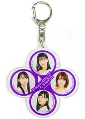 [중고] 키홀더·마스코트(여성) 무카이 하즈키 & 야쿠보 미오 & 야마자키 레이나 & 야마시타 미즈키 아크릴 키홀더 10 [언젠가, 여기에 있는 Documentary of 노기자카46]