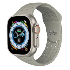 【在庫セール】7/6/5/4/3/2/1/SE Series iWatch スポーツバンド に対応 通気 多孔質 交換ベルトアクセサリー 柔らかい 45mm シリコン製 44mm 42mm 41mm 防汗 40mm 38mm 男性 バンド バンド アップルウォ