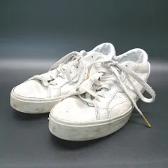 ◇ adidas アディダス ローカット シンプル スニーカー サイズ255 ホワイト メンズ E  【1305180015271】