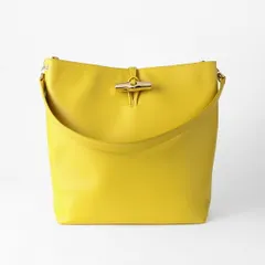 新品 ロンシャン LONGCHAMP ハンドバッグ ル ロゾ ホーボーバッグ Mサイズ ジンジャー