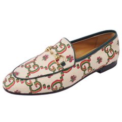 美品 グッチ GUCCI ローファー モカシン 100周年 ホースビット キャン