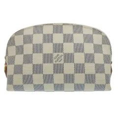 【本物保証】 ルイヴィトン LOUIS VUITTON ダミエ アズール ポシェット コスメティック N60024 ポーチ 化粧ポーチ