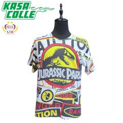 【JURASSIC PARK】ジュラシックパーク OVER PRINT 90`s Vintage Tシャツ L