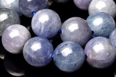 【１点物】希少◇紫陽花パープル タンザナイト　8-9mm　ブレスレット  _MA614