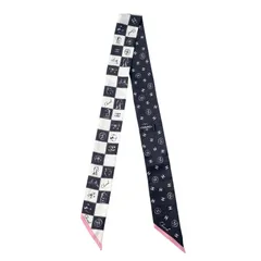 美品 シャネル CHANEL レディース ヘアバンド スカーフ ココマーク
