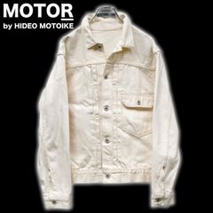 MOTOR by HIDEO MOTOIKE 1stタイプ デニムジャケット 生成りデニム 赤耳 36サイズ モト MOTO 本池秀夫 Gジャン 506XXタイプ