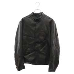 EMPORIO ARMANI (エンポリオアルマーニ) ラムレザー ボタンフライ ジャケットのサムネイル