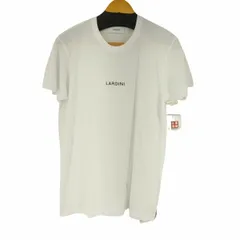 ラルディー二 LARDINI フロントロゴ クルーネックTシャツ White T-Shirt メンズ JPN：M のサムネイル