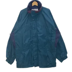 Columbia コロンビア マウンテンパーカー アウトドアジャケット アウター ドローコード Lサイズ グリーン