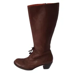 ✿アンリクイール✿ブラウンレザー ハイカットブーツ 新品未使用23cm