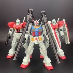 【中古品/ジャンク】機動戦士ガンダム　GフレームRX-78-2ガンダム/ジム(可動フレーム付属) 3機セット食玩 631