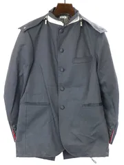 THOM BROWNE トム ブラウン 14SS ウールジップアップフーデッドジャケット グレー 0のサムネイル