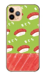 iPhone15plus ケース カバー iPhone15 プラス スマホケース ハードケース マグロ まぐろ 鮪 寿司 お鮨 すしネタ 魚 さかな シュール おもしろい 面白い 可愛い かわいい カラー05
