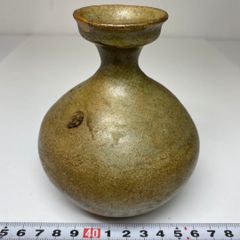 新羅土器　蓋付き高杯　時代　骨董　高さ13cm 新羅土器 蓋付き高杯 時代 骨董 高さ13cm - メルカリ