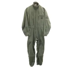 フランス軍 90s ジャンプスーツ 空挺部隊 パラシュート つなぎ カーキ FRENCH ARMY 作業着 作業服 メンズ 【中古】  【240214】