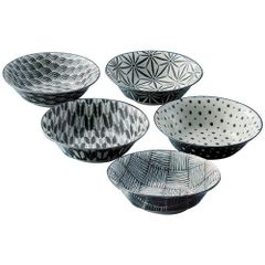 [신품·5 영업일에 발송]아와사카 메이커 주문 [The modern Japanism] komon 라지 보울 세트 선물 일본제 미노야키 식기 도기 (aw0534546088012833)[입수:12]