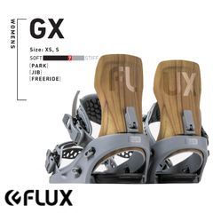 スノーボード ビンディング 金具 23-24 レディース FLUX フラックス GX パーク カービング パウダー オールラウンド 競技 日本正規品