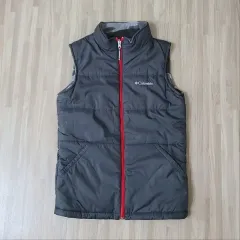 レディース 90 /コロンビア グレー リバーシブル ダウン ベスト