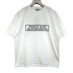 TIGHTBOOTH PRODUCTION TBPR タイトブース 国内正規 24SS PEOPLE HATE SKATE T-SHIRT メッセージプリントTシャツ SS24-T12 White ホワイト 白 Mのサムネイル