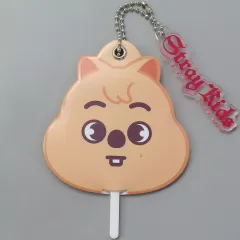 【中古】キーホルダー ハン ランダムミニうちわキーホルダー(チャーム：レッド) HAN QUOKKA 「Stray Kids World Tour ＜ dominATE JAPAN ＞」
