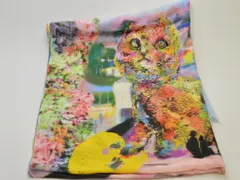 ツモリチサト TSUMORI CHISATO ストール 大判 猫 マフラー マルチカラー レディース j_p F-MR1126のサムネイル
