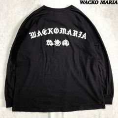 WACKO MARIA × 舐達麻 × HIGH TIMES ロングスリーブTシャツ 長袖カットソー ロンT 両面プリント ロゴ XLサイズ ブラック 黒 ワコマリア ナメダルマ ハイタイムズ