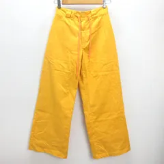 G■ディッキーズ/dickies ワークパンツ/チノパン 1837300【M】黄/LADIES/26【中古】■