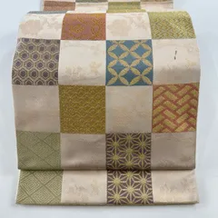☆専用☆未使用品 袋帯 唐織 オフホワイト 有職文様 唐花 4m50cm