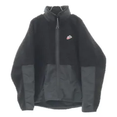 NIKE (ナイキ) NSW HE WHINTER SHERPA JACKET シェルパ フリース ジップアップ ボア ジャケット ブラック BV3722-010のサムネイル