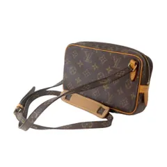 【訳あり】 LOUIS VUITTON ルイヴィトン ポシェット　マルリーバンドリエール ショルダーバッグ モノグラム ブラウン M51828 SL0964 NT Cランク