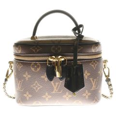 LOUIS VUITTON (ルイヴィトン) モノグラムリバース バニティNV 2WAYレザーハンドバッグ ショルダーバッグ ブラウン M45165