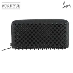 極美品　クリスチャンルブタン　コインケース　小銭入れ　パネトーネ　レザー　黒 Panettone coin purse ブラック カーフレザー - Accessories