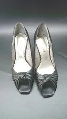 ◇ ⊂ et vous エヴー オープントゥ― パンプス サイズ36 ブラック系 レディース E  【1410290051795】