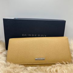 BURBERRY  バーバリー  長財布　ノバチェック　イエロー　箱付き