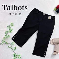 【新品未使用】タルボット（Talbots) ストレッチ テーパードパンツ サイズ12 3Lサイズ ブラック 黒 大きいサイズ
