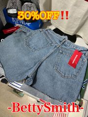 bettysmith ベティスミス●レディース　パンツ　デニム　ショートパンツ　ハーフパンツ