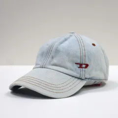 ディーゼル キャップ 帽子 ロゴ 刺繍 C-LIB-4 デニム DIESEL A09039 0TFAG 01