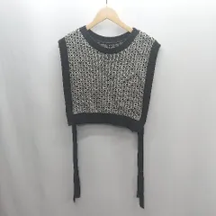 ◇ ⊇ LOWRYS FARM ローリーズファーム 総柄 ベスト サイズF ブラック系 レディース E  【1502060049078】