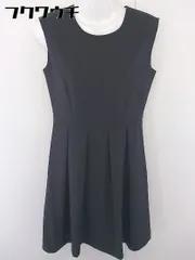 ◇ OPAQUE.CLIP オペークドットクリップ バックジップ ノースリーブ 膝丈 ワンピース サイズ36 ブラック レディース  【中古】 【1108310000266】のサムネイル