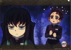 【中古】クリアファイル 時透無一郎＆竈門炭治郎 名場面レイヤードA4クリアファイル 「鬼滅の刃 柱稽古編×ufotable DINING 第二期」 お楽しみくじ景品