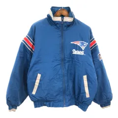 NFL ニューイングランド・ペイトリオッツ 中綿 ナイロン スタジアムジャケット プロチーム (メンズ L) 中古 古着 S6504