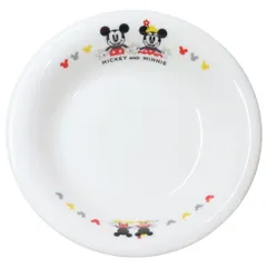 ミッキー＆ミニー キッズ食器 フルーツ皿 ディズニー 金正陶器 日本製食器 キャラクター グッズ 