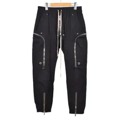 リックオウエンス Rick Owens 22SS BAUHAUS CARGO バウハウス カーゴパンツ 50 黒 ブラック RU01B1377-TE ☆AA★のサムネイル