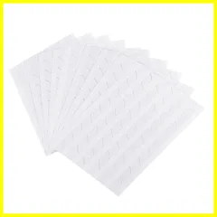 【在庫限定】【人気商品】PATIKIL 写真コーナー ステッカー 10シート/1020個 PVC 自己接着 額縁貼り付けラベル DIY ジャーナル アルバム 日記 スクラップブック用 ホワイト