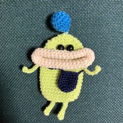 パクパクモンスター　キーケース　ハンドメイド　バッグ付き　小物入れ