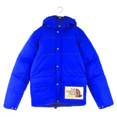GUCCI (グッチ) 21AW×THE NORTH FACE Down Jacket 663753 XAACW ノースフェイス ロゴプリントダウンジャケット アウター ブルーのサムネイル