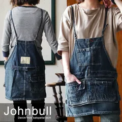 JOHNBULL ジョンブル　デニム　ショート　ワンピース　エプロン. 2025年最新】johnbull ジョンブル エプロンの人気アイテム