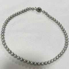 伊勢志摩英虞湾産あこや真珠 7-7.5mm パールネックレス 43cm - メルカリ